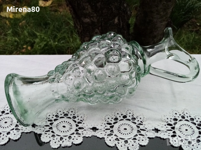 Винтидж декантер - грозд - от 60-те !, снимка 4 - Антикварни и старинни предмети - 52629582