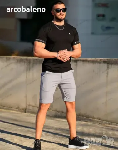 Мъжки ежедневни къси панталони, 5цвята, снимка 12 - Къси панталони - 40804621