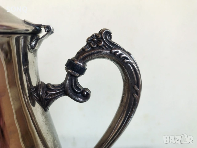 Прекрасен Стар Посребрен Сервиз, снимка 8 - Антикварни и старинни предмети - 53174122