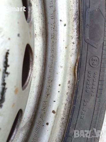 Джанта 6 1/2Jx16H2 ET51 с гума за Фолксваген / Мерцедес, снимка 4 - Гуми и джанти - 51005767