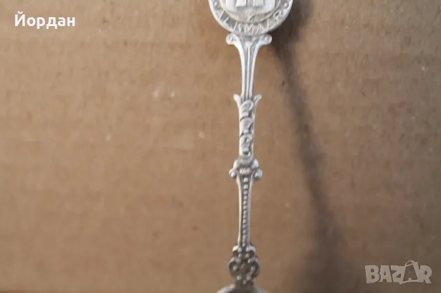 Сребърна лъжичка, снимка 3 - Антикварни и старинни предмети - 47621581