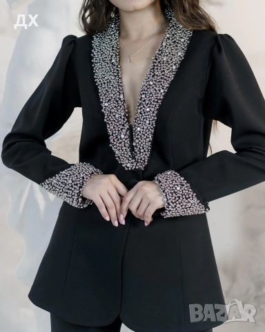 Страхотен костюм 2 части с перли, снимка 3 - Костюми - 52448619