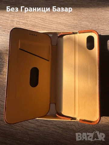 Нов Калъф iPhone X кожен кафяв защитен кейс защита айфон, снимка 2 - Калъфи, кейсове - 53123751
