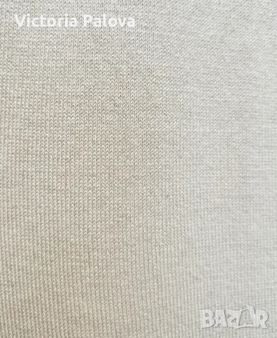 Стилна скъпа блуза светъл беж коприна вълна, снимка 4 - Блузи с дълъг ръкав и пуловери - 48111398