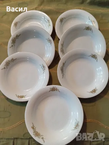български чинии порцелан , снимка 2 - Чинии - 48729950