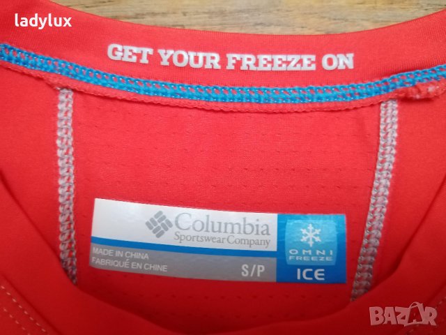 Columbia Omni Freeze, Нова, Оригинална, Размер S. Код 2074, снимка 7 - Тениски - 43258595