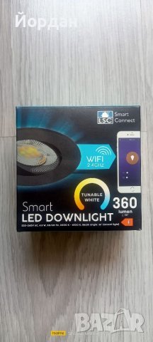 LSC Smart Connect LED Downlight смарт луничка, снимка 1 - Лед осветление - 38232247
