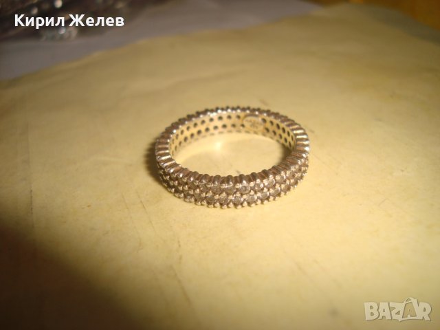 СКЪПОЦЕНЕН ДИЗАЙНЕРСКИ СРЕБЪРЕН ФЕШЪН АРТ ПРЪСТЕН СРЕБРО 925 ХАЛКА с ЦИРКОНИ ЮВЕЛИРНА РАБОТА 27534, снимка 12 - Пръстени - 36866802