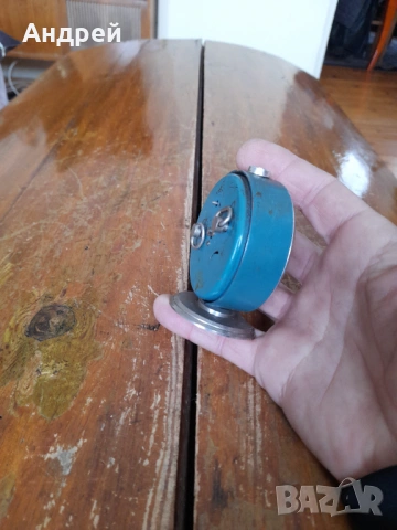 Настолен часовник,будилник СЛАВА,SLAVA #17, снимка 3 - Антикварни и старинни предмети - 53584089