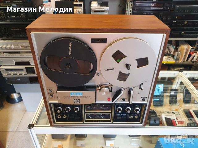 Ролков магнетофон Akai 1730-SS В отлично техническо и визуално състояние., снимка 2 - Аудиосистеми - 48449762