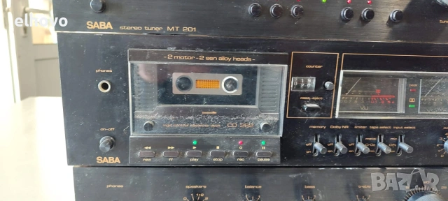 Стерео усилвател, тунер и дек SABA, снимка 5 - Ресийвъри, усилватели, смесителни пултове - 53043241