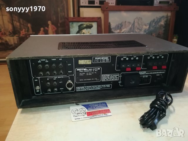 ROTEL AMPLIFIER-ВНОС SWISS 2601240813, снимка 18 - Ресийвъри, усилватели, смесителни пултове - 43981225