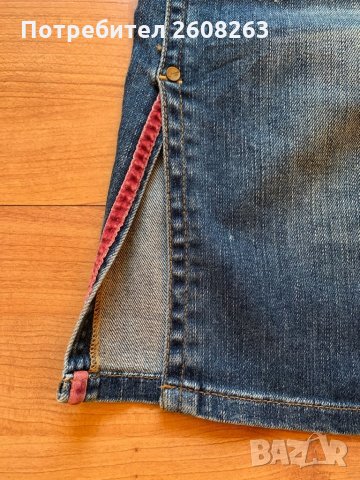 Дънкова Пола 42 размер, снимка 4 - Поли - 28534006