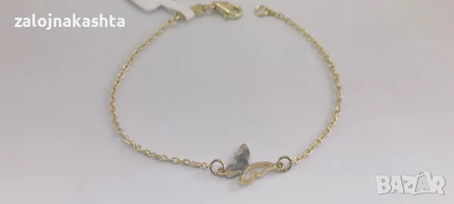 Нова-Златна гривна-1,61гр/14кр, снимка 3 - Гривни - 48893518