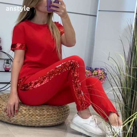 ПРОМО Дамски екипи с паети, снимка 1