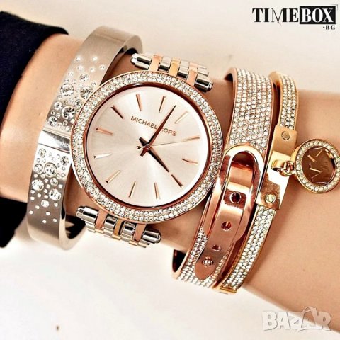 Michael Kors MK3203 Darci Glitz. Нов дамски часовник, снимка 6 - Мъжки - 38751334