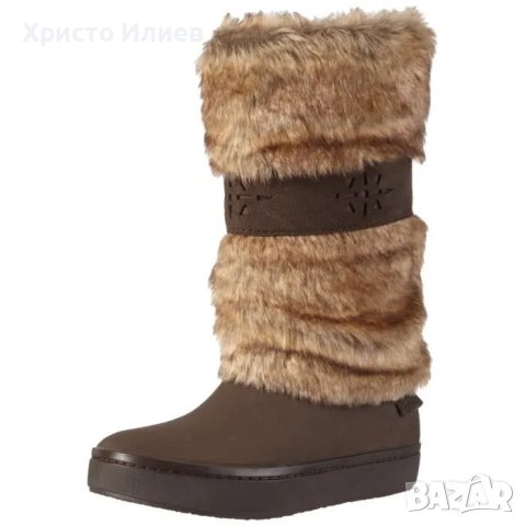 дамски ботуши Crocs Modessa Furry Boot 38 номер Оригинални, снимка 10 - Дамски ботуши - 43353187