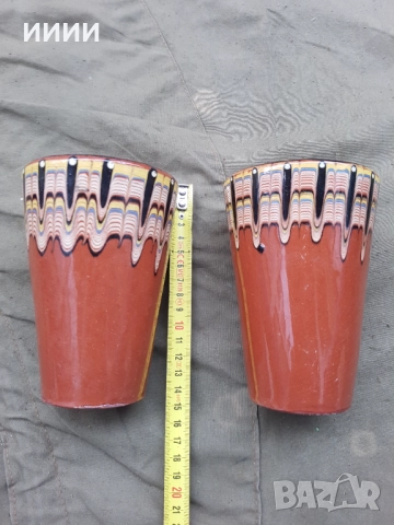 Голяма керамична чаша 2 бр, снимка 2 - Антикварни и старинни предмети - 52315681