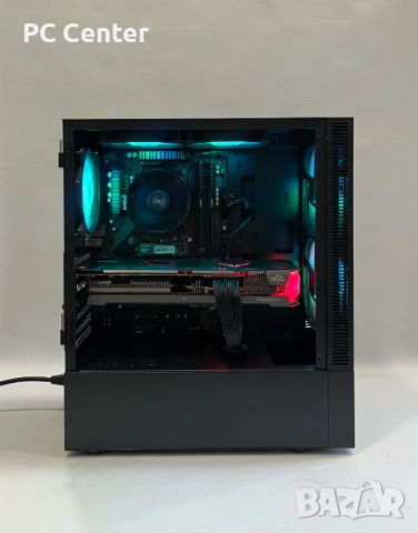 Геймърски компютър АMD Ryzen 5 5500, RX 6700XT 12GB, 16GB ram, снимка 2 - Геймърски - 52582286