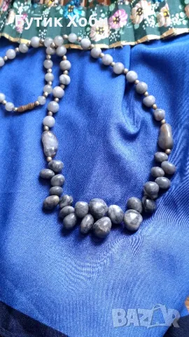 Винтидж колие от естествен ахат, снимка 2 - Антикварни и старинни предмети - 50429362