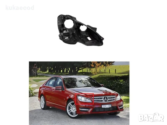 Корпус за фар на Mercedes C-Class W204 Facelift, снимка 3 - Части - 47457381