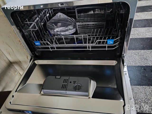 Компактна настолна съдомиялна Midea (6 комплекта) – Като нова!, снимка 3 - Съдомиялни - 53581789