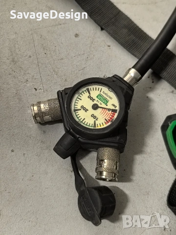 Dräger бутилка е композитна карбонова 6.8 литра / 300 bar с аксесоари, снимка 12 - Водни спортове - 53107641