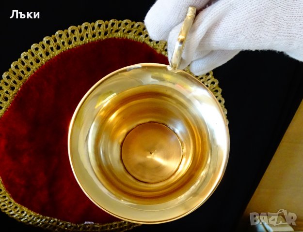 Бронзова кана за ракия 250 мл.,каничка,барок. , снимка 5 - Антикварни и старинни предмети - 39710835