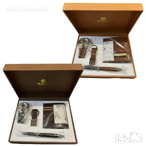 Елегантен подаръчен комплект за мъже 4 в 1, снимка 1