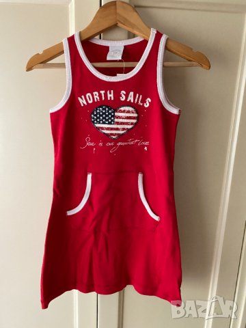 Детска Лятна Рокля марка North Sails 116 см, снимка 3 - Детски рокли и поли - 16866327
