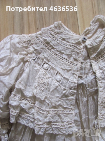 Царство България детска рокля, изключителен модел, снимка 9 - Антикварни и старинни предмети - 53272220