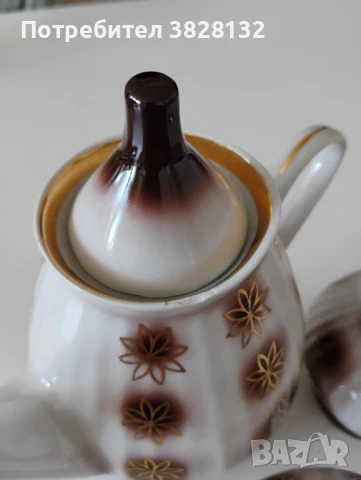 винтидж чайник, захарница и латиера от МФЗ, снимка 7 - Други ценни предмети - 51063457