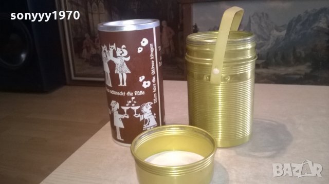 ретро термос-алуминиев и стар-21х11см, снимка 11 - Антикварни и старинни предмети - 28072861
