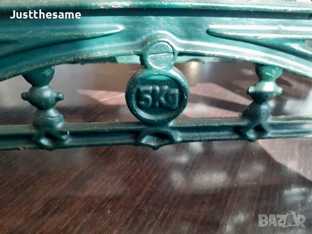 Стара Немска Везна За Декорация , снимка 2 - Антикварни и старинни предмети - 43940335