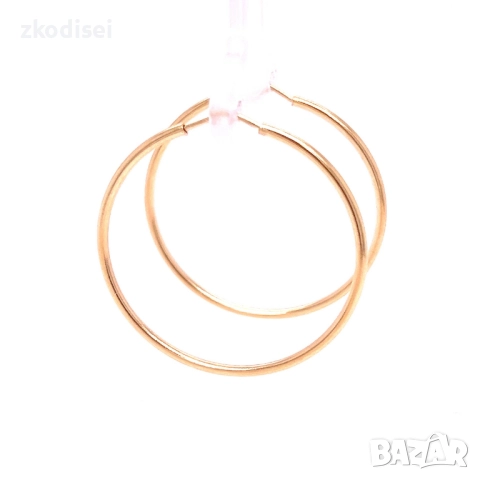 Златни обеци 1,91гр. 14кр. проба:585 модел:34427-3, снимка 3 - Обеци - 51982715