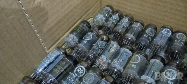 Радио лампи EZ80 - EZ81, снимка 7 - Аудиосистеми - 52346253