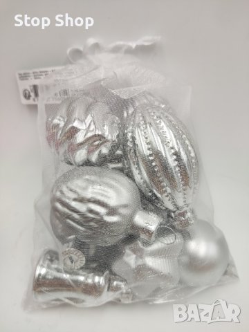 Стъклени коледни играчки , снимка 3 - Декорация за дома - 38748335