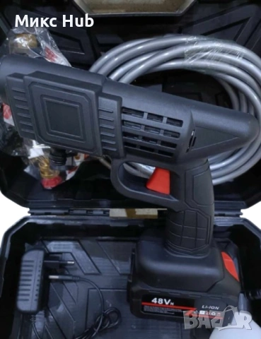 Акумулаторна водоструйка с 2 батерии 48V 8ah 30 bar, снимка 3 - Други инструменти - 53483860