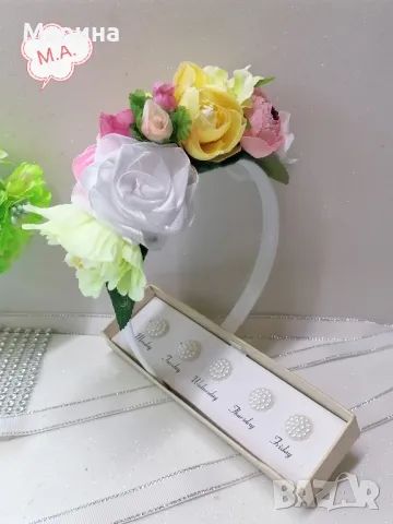 Китка за глава, вариант 17 , снимка 3 - Аксесоари за коса - 49377158