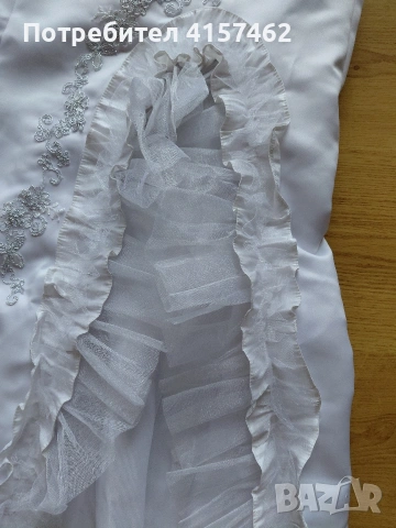 невероятна късметлийска сватбена рокля от 2части , снимка 12 - Рокли - 53131657