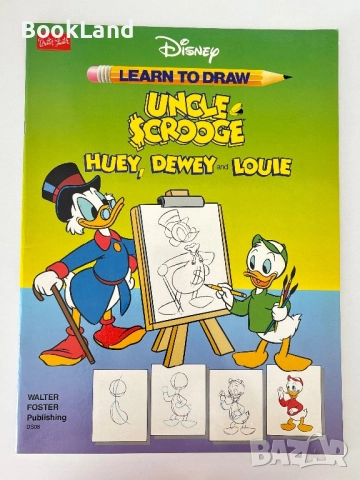 Learn to draw Uncle Scrodge, Huey, Dewey and Louie| Disney| Как да нарисуваш Чичо Скрудж