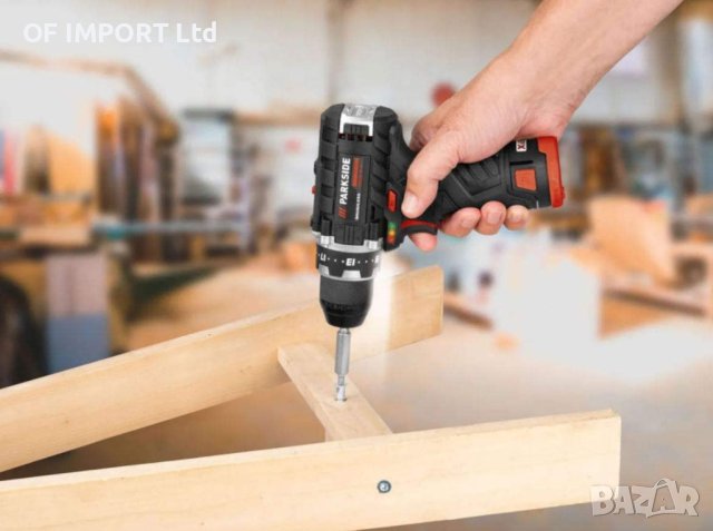 Безчетков Винтоверт PARKSIDE 12V Li-Ion PBSPA 12 A1, снимка 5 - Винтоверти - 40829457