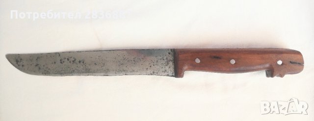 Стар кован овчарски нож, снимка 5 - Антикварни и старинни предмети - 33396193
