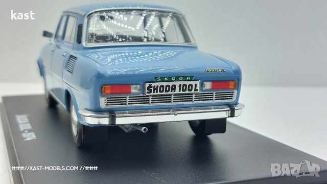 KAST-Models Умален модел на SKODA 100L Hachette 1/24, снимка 3 - Колекции - 43271562