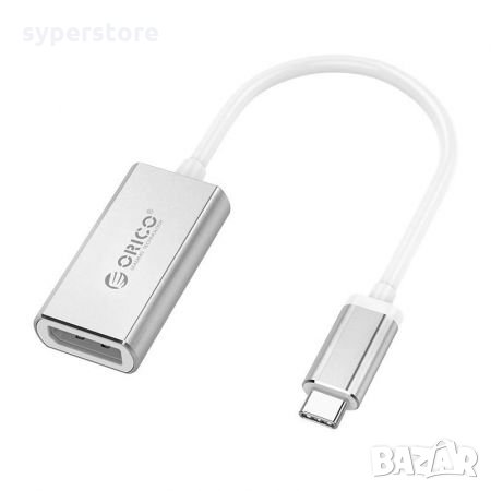 Преходник Адаптер от USB Type C Мъжко към DP Женско Orico XC-103 Adapter USB Type C - Display port M, снимка 2 - Друга електроника - 35581619
