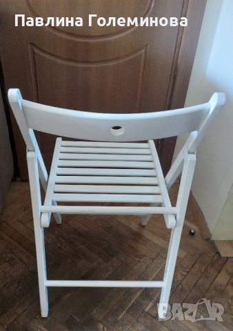 сгъваеми дървени столове , снимка 2 - Столове - 43907170