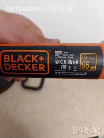 Електрически тример, 900 W, 33 см, Black Decker, снимка 3 - Други инструменти - 52482200