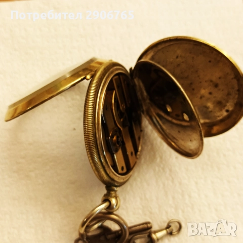 Старинен джобен часовник, снимка 7 - Антикварни и старинни предмети - 52993187