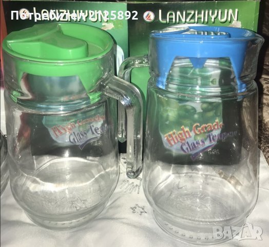 Стъклени кани, снимка 2 - Други - 27698554