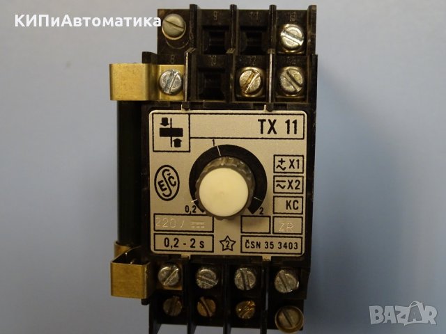 реле чешко RP701, RN112-C, RP1KB, TX11 220V 50Hz, снимка 11 - Резервни части за машини - 35491051